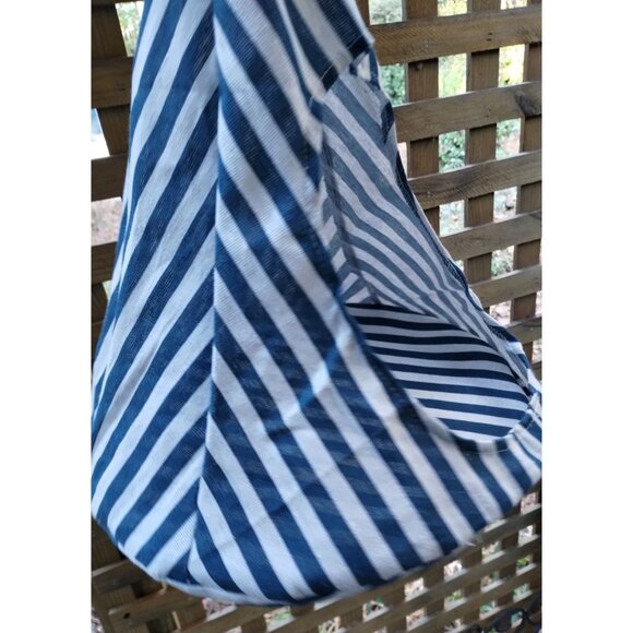 Small Cat Hammock Hanging Bed Blue White Striped - Picture 10 of 13
